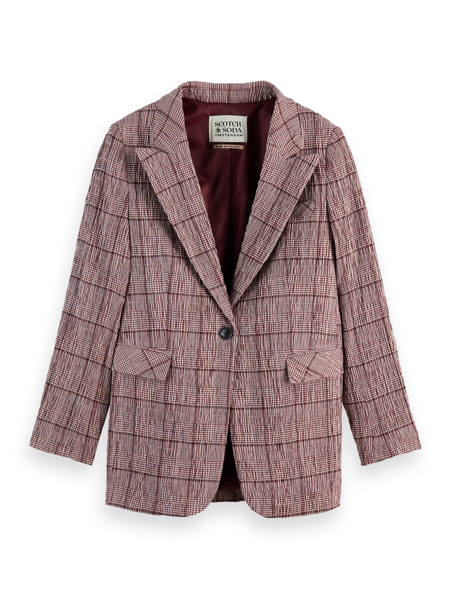 prince of wales seersucker blazer
