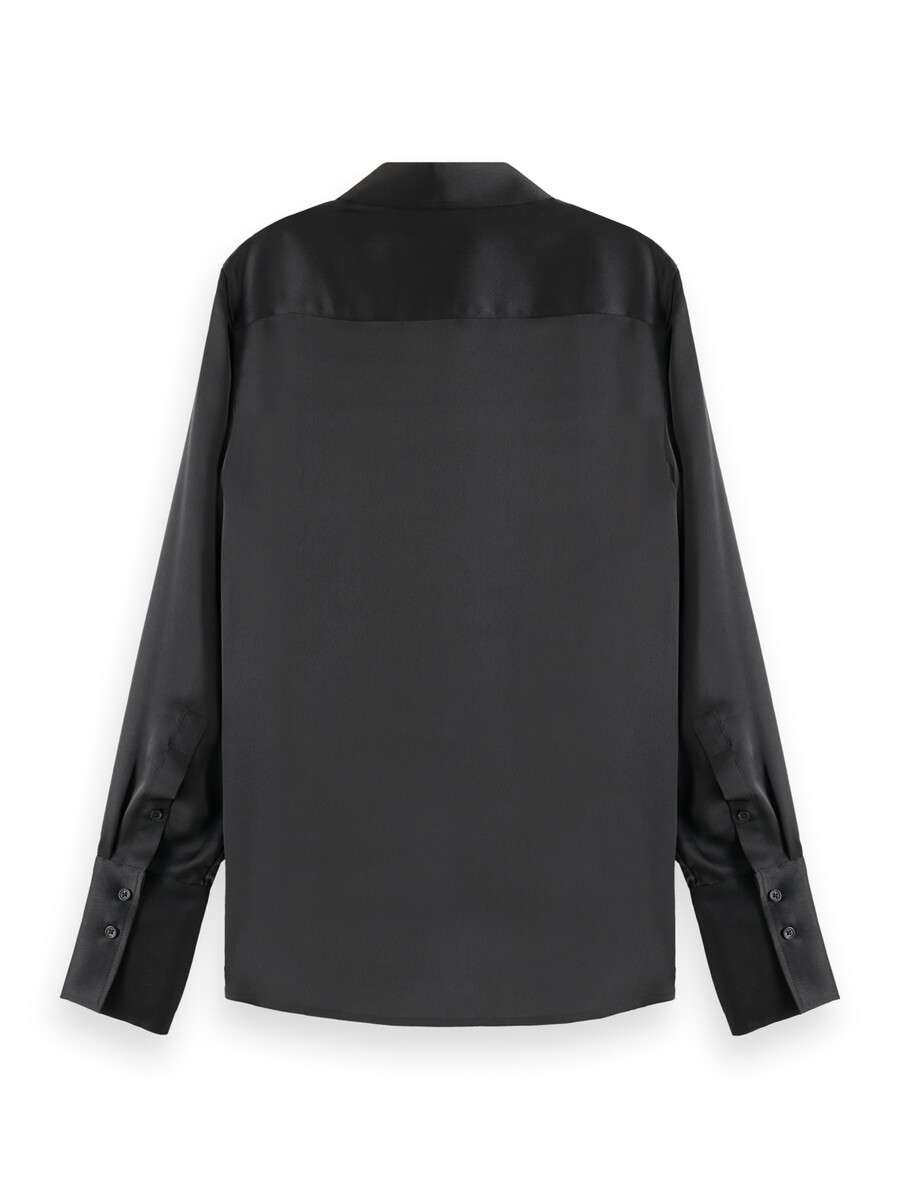 essentials — satin shirt