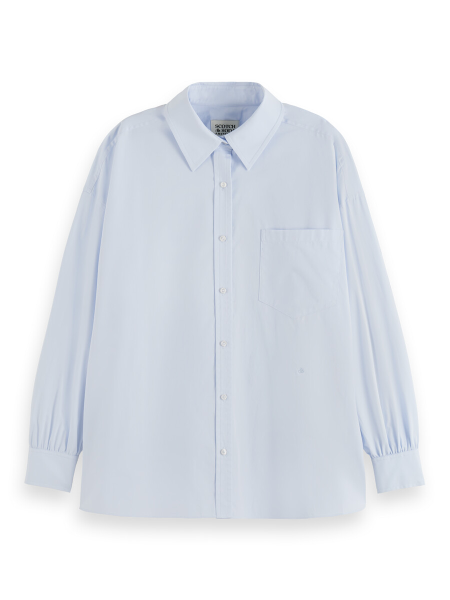 essentials — girlfriend poplin shirt
