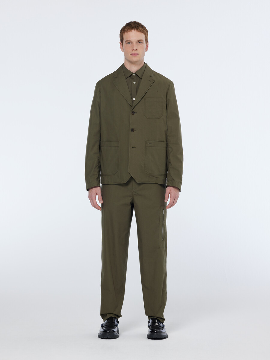straight fit cotton ripstop cargo pant