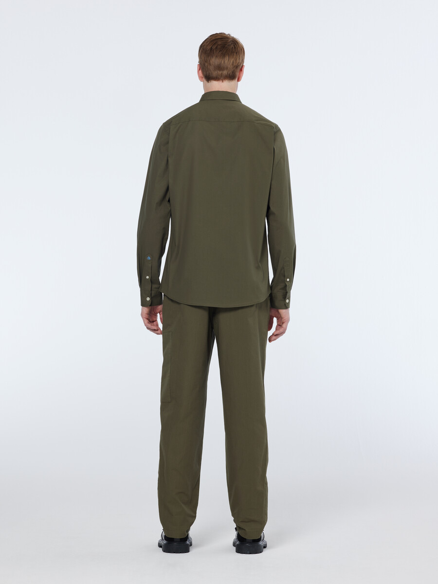straight fit cotton ripstop cargo pant