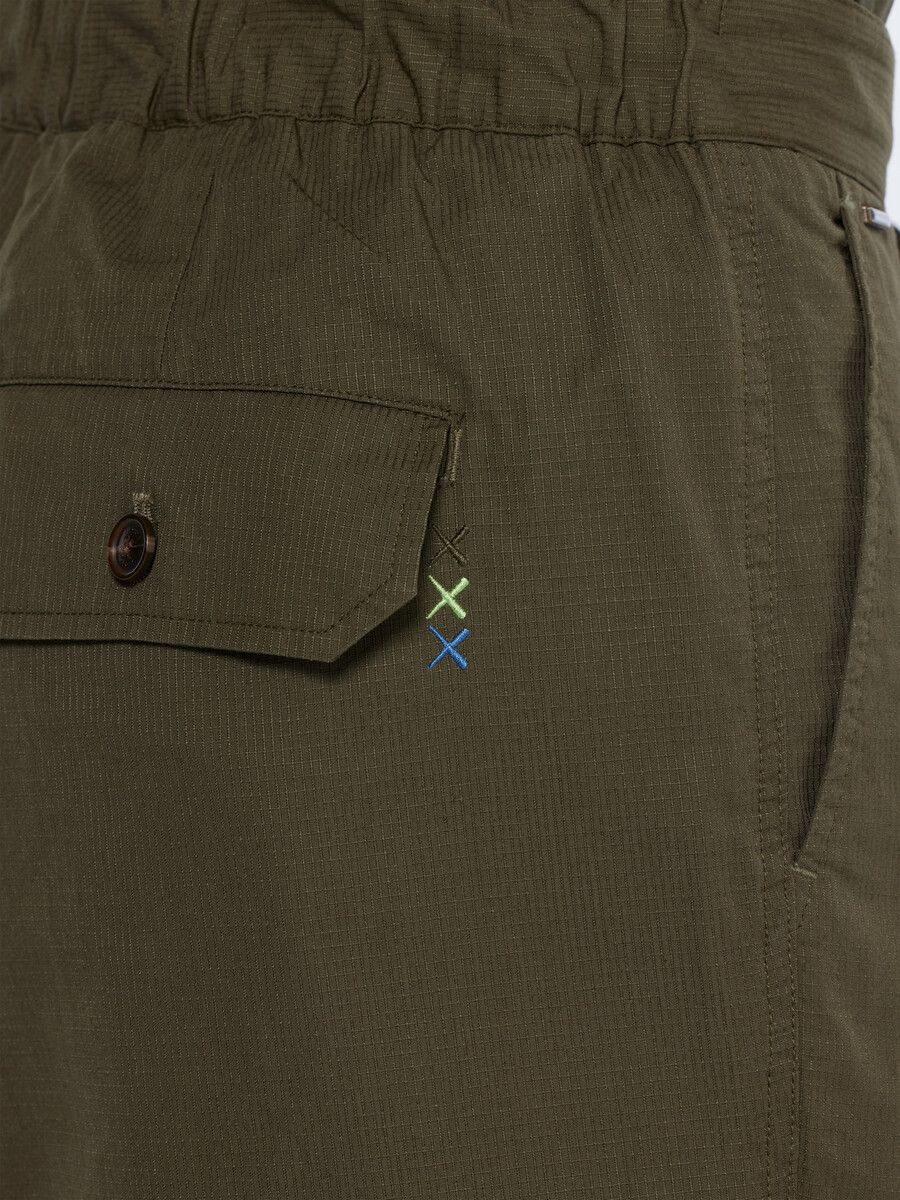 straight fit cotton ripstop cargo pant