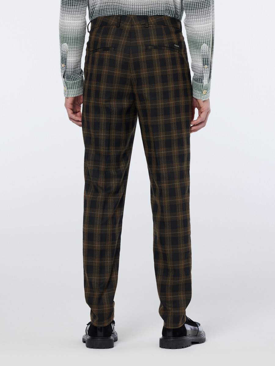 irving yarn-dyed tailored check chino