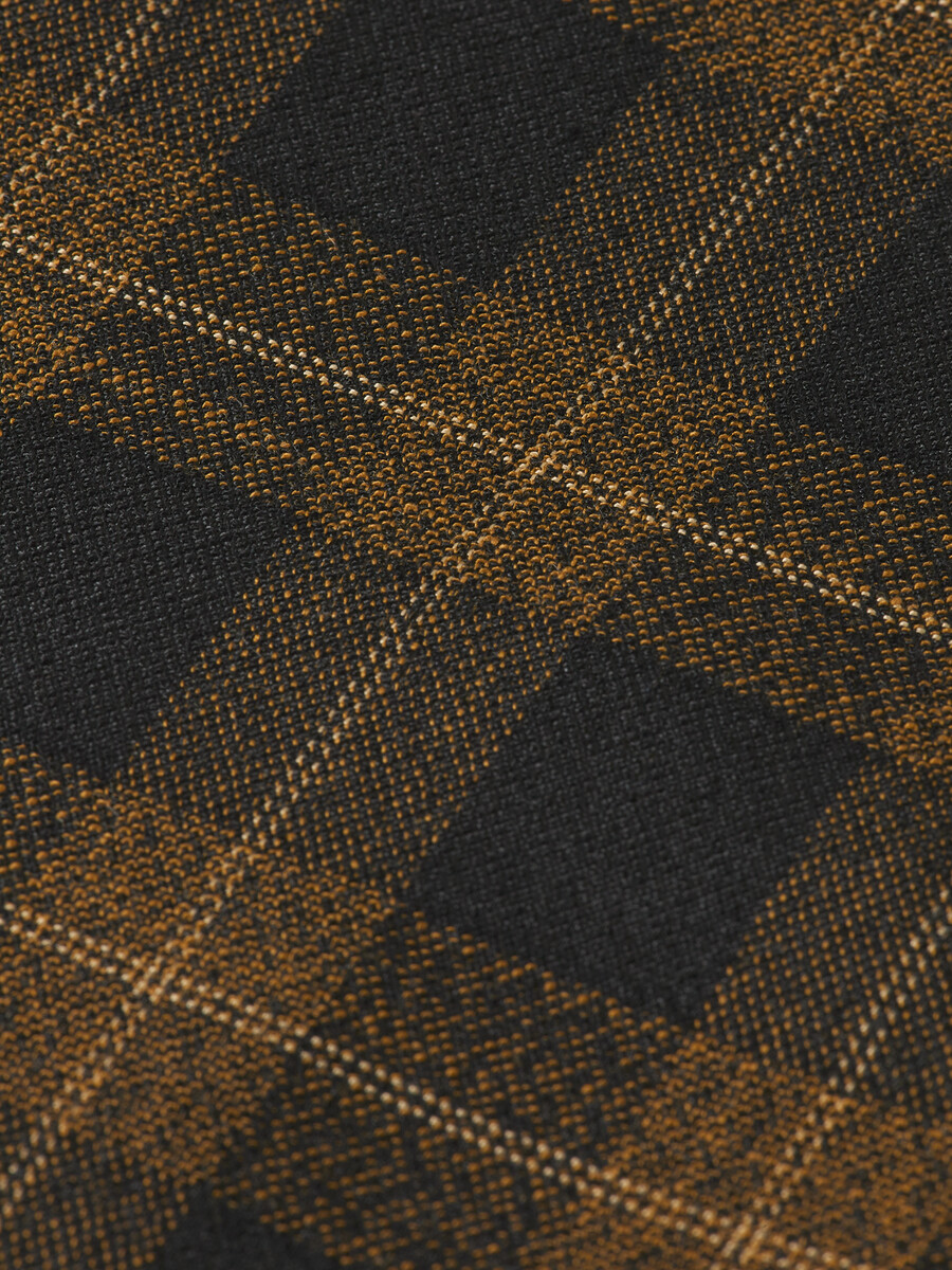 single-breasted yarn-dyed check regular fit blazer