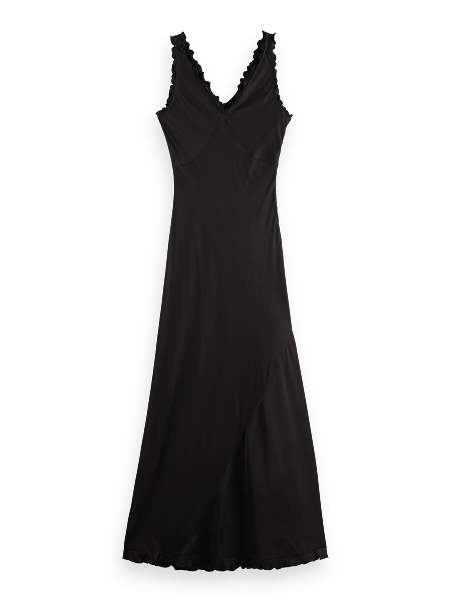 ruffle maxi dress