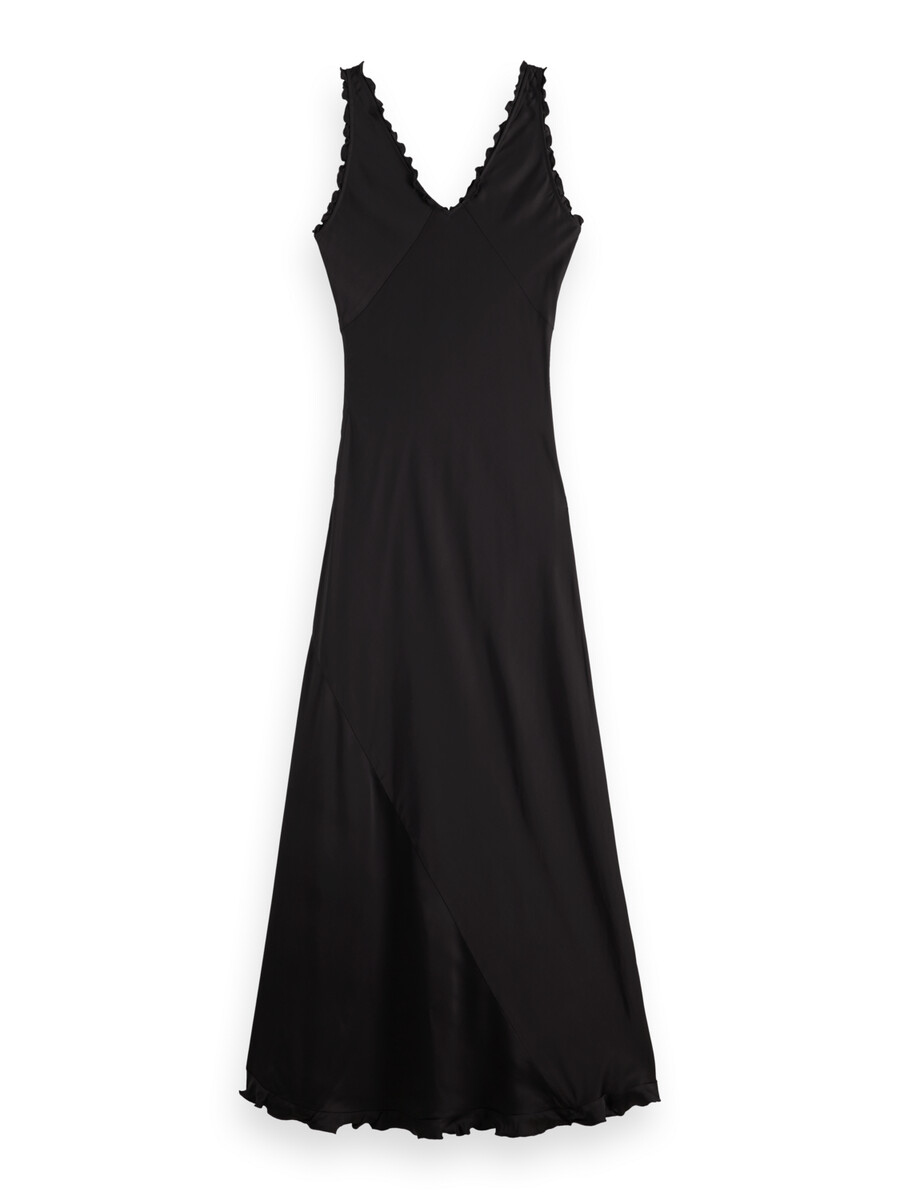 ruffle maxi dress