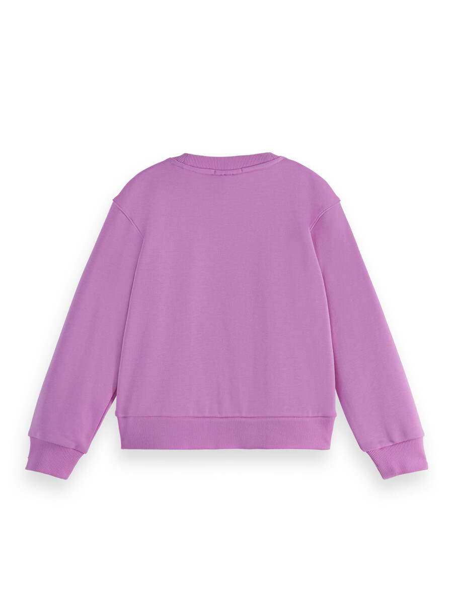 girls regular fit summer camp sweatshirt