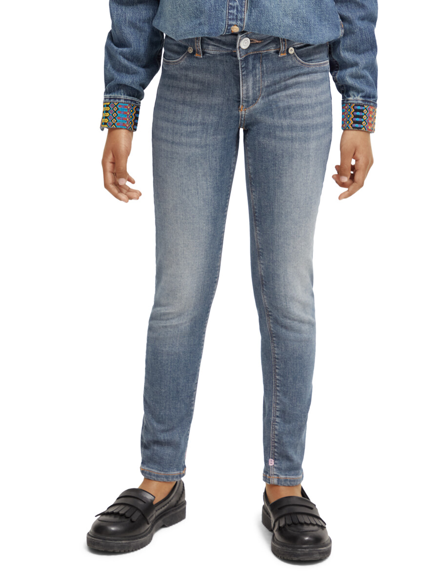girls milou skinny jeans - electric blue
