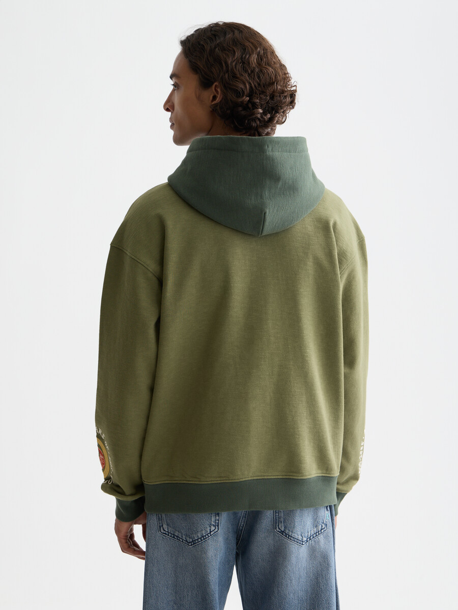 the 40th anniversary embroidered relaxed-fit hoodie