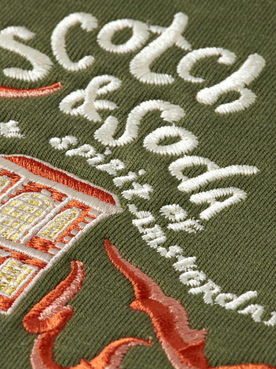 the 40th anniversary embroidered relaxed-fit hoodie