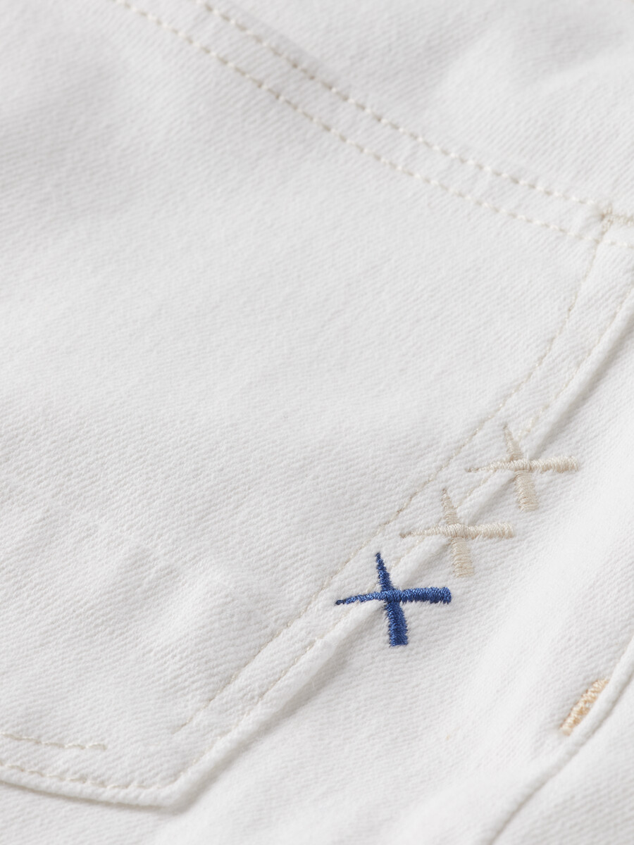 core - ralston regular slim jeans cool white