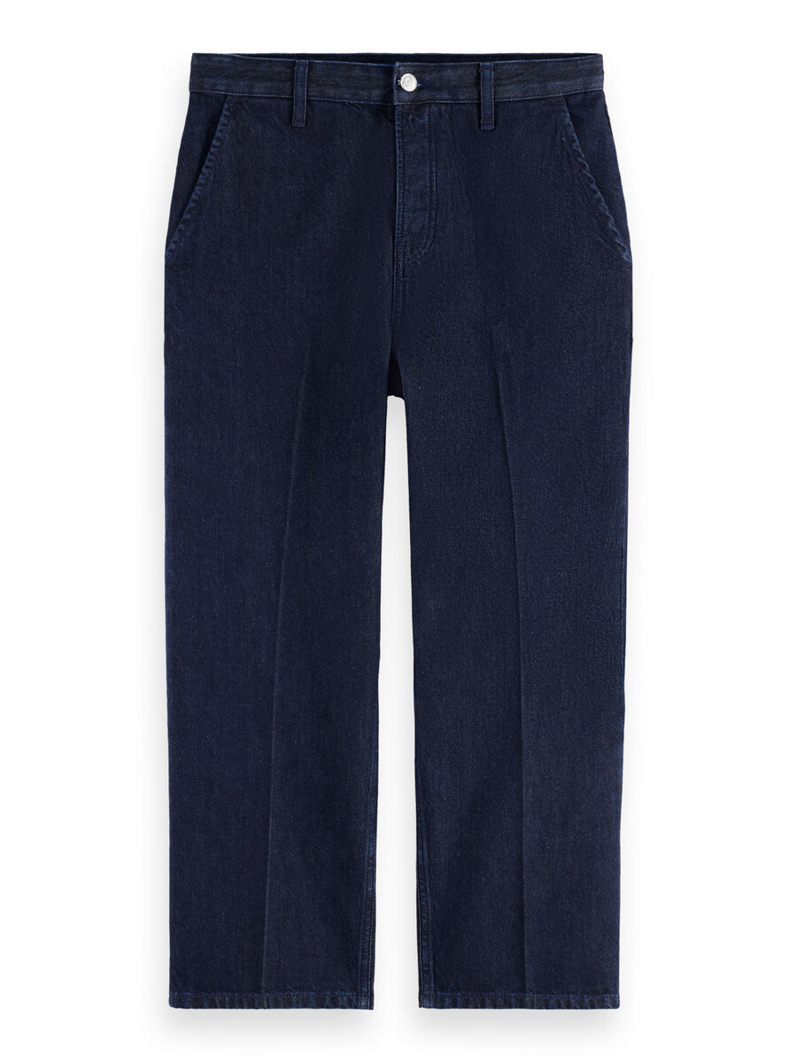 straight cropped denim chino beatitude