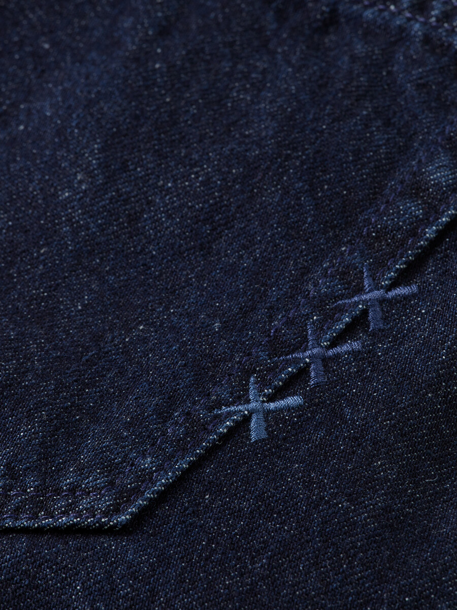 straight cropped denim chino beatitude
