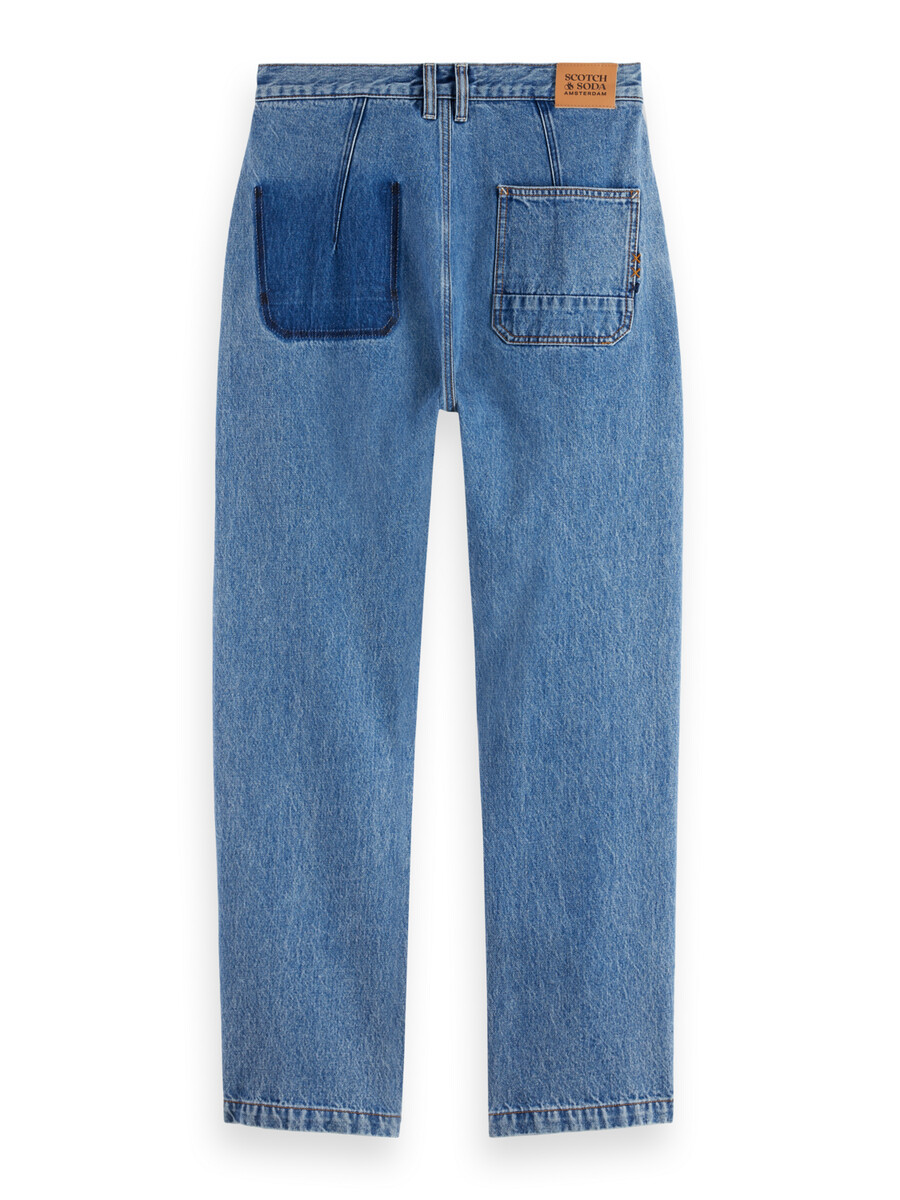 the verve straight workwear washed denim pant lakehouse