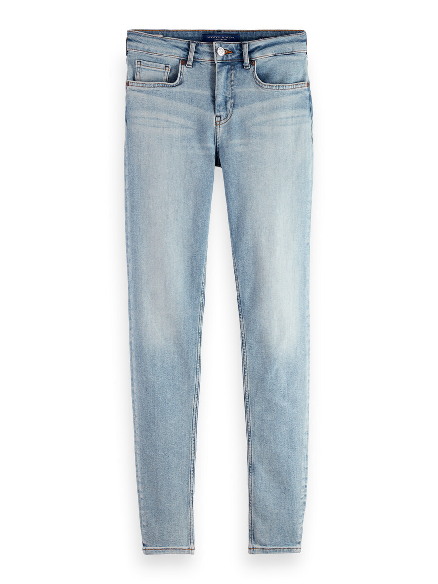 essentials — bohemienne mid-rise skinny jeans blue mind
