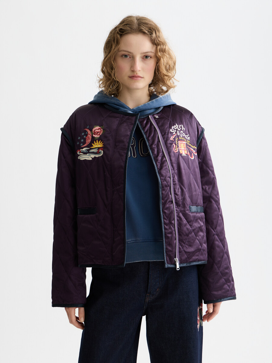 the 40th anniversary embroidered reversible souvenir jacket