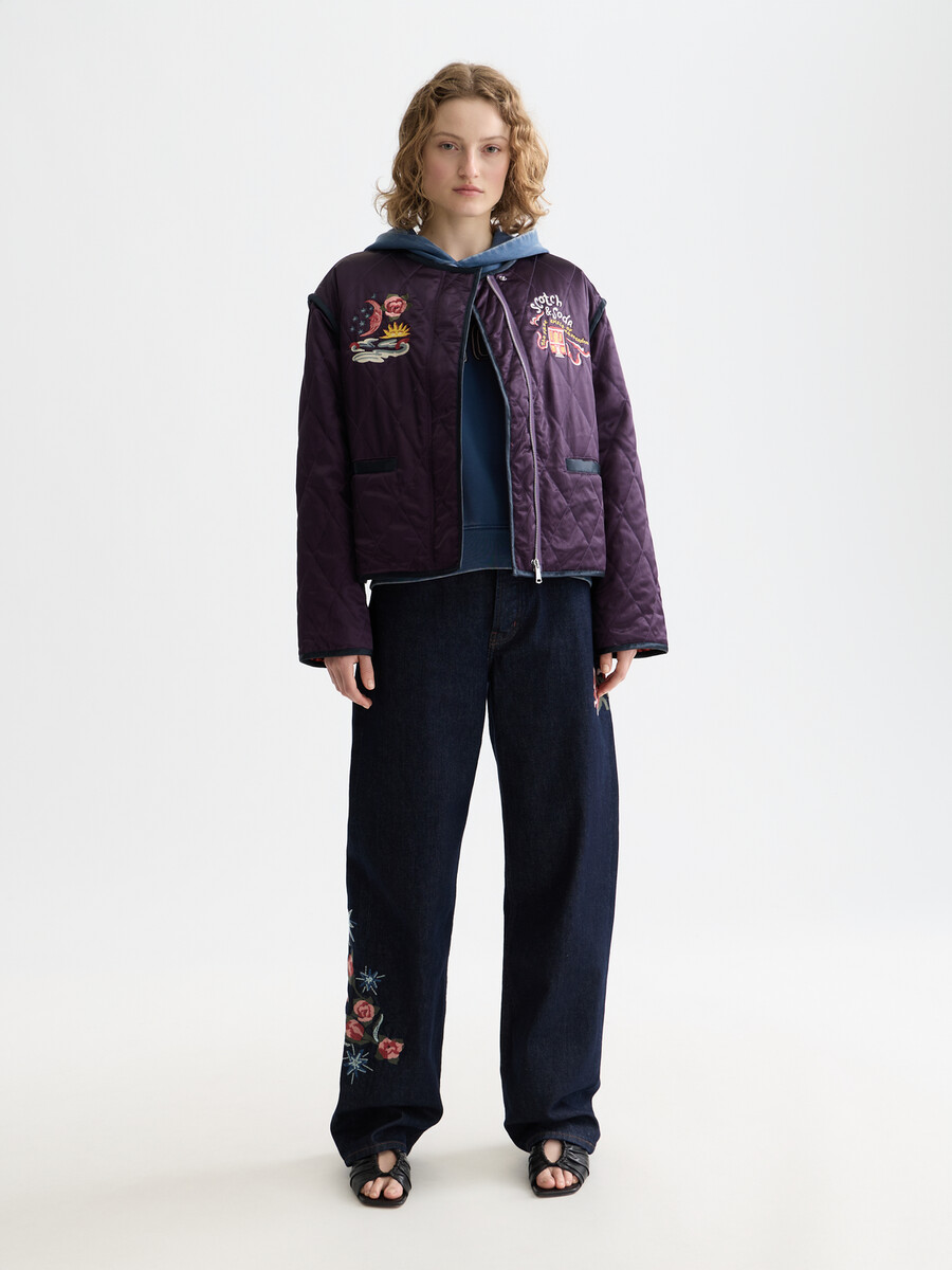 the 40th anniversary embroidered reversible souvenir jacket