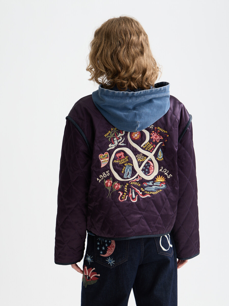 the 40th anniversary embroidered reversible souvenir jacket