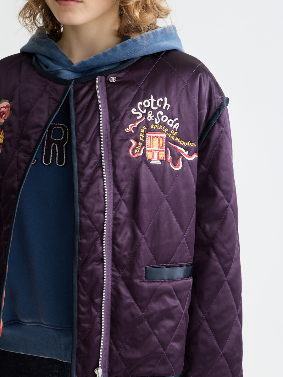 the 40th anniversary embroidered reversible souvenir jacket