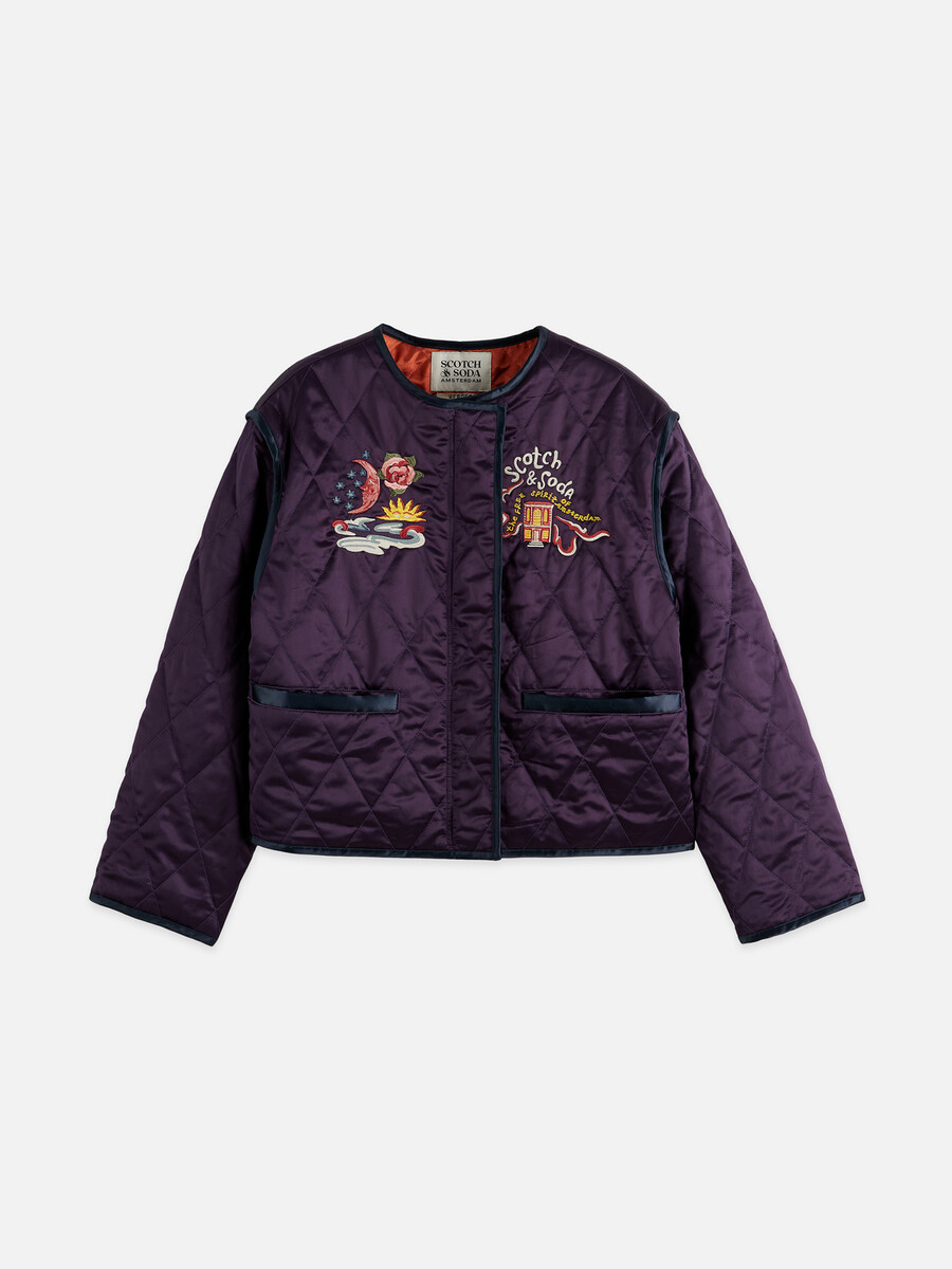 the 40th anniversary embroidered reversible souvenir jacket