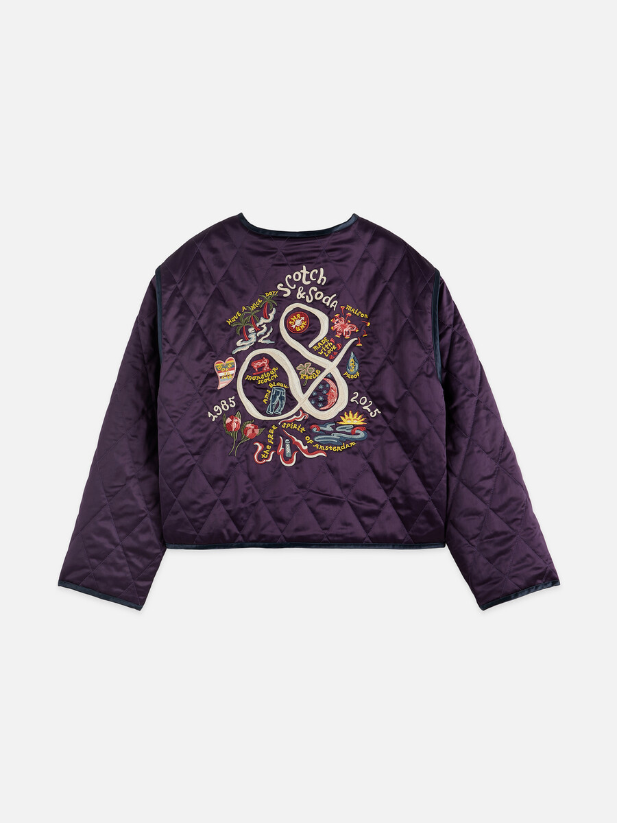 the 40th anniversary embroidered reversible souvenir jacket