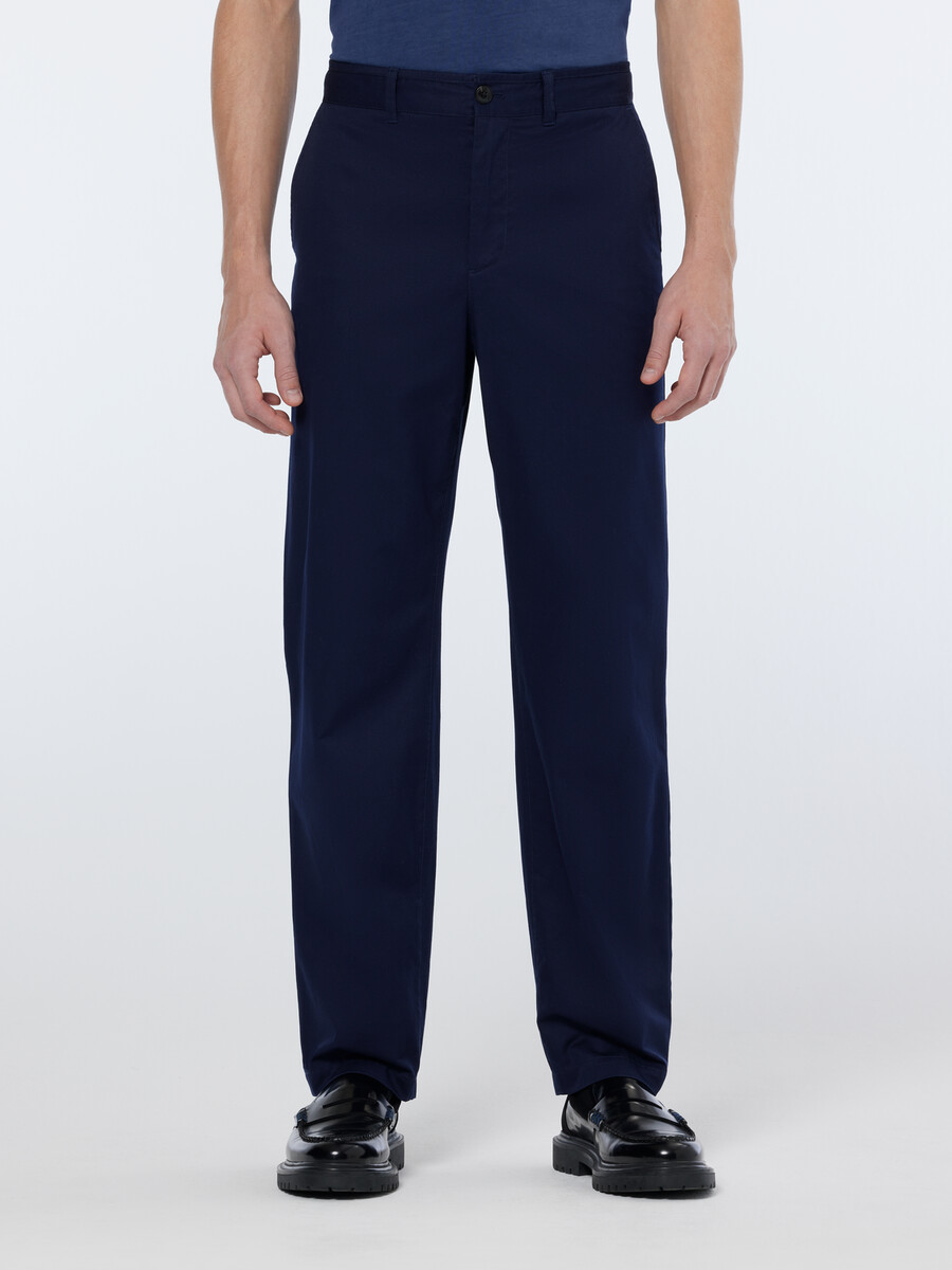 straight fit cotton twill chino
