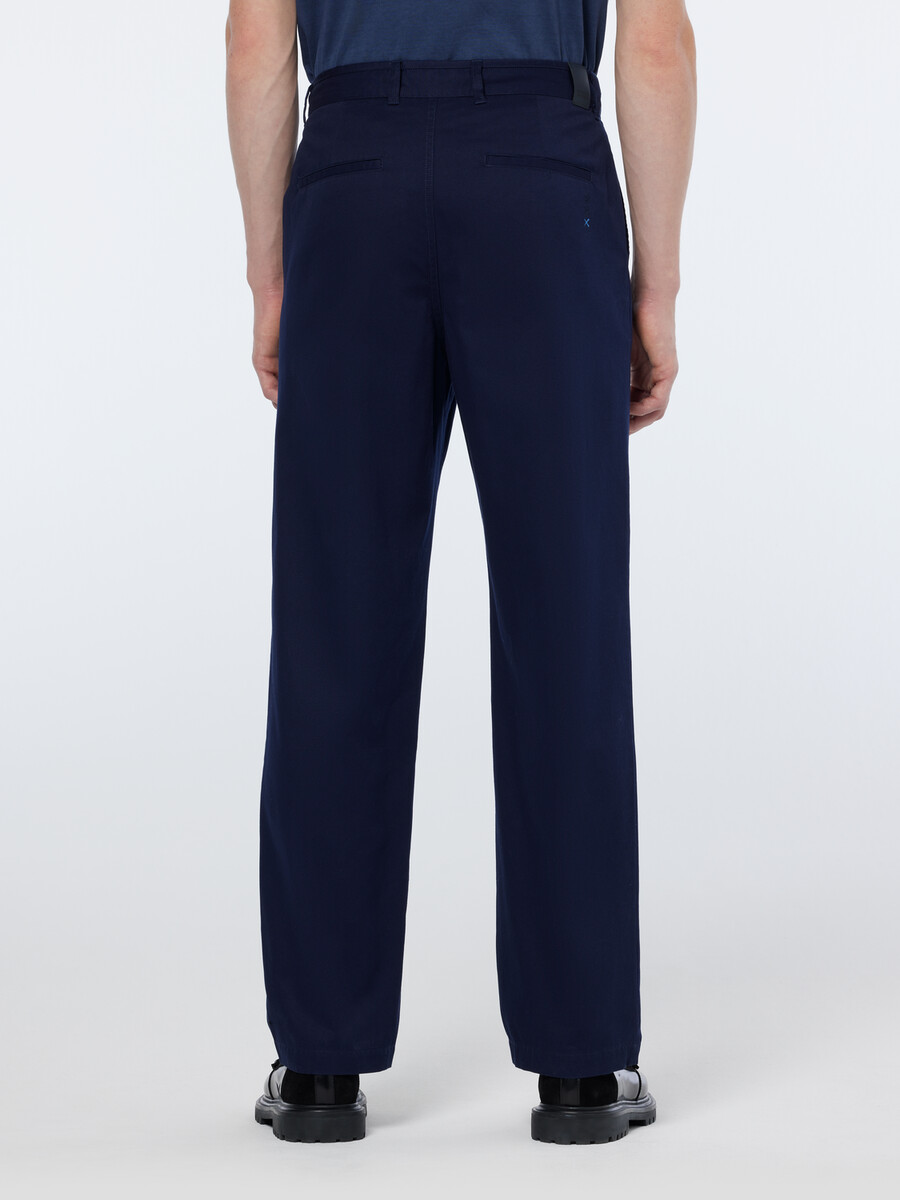 straight fit cotton twill chino
