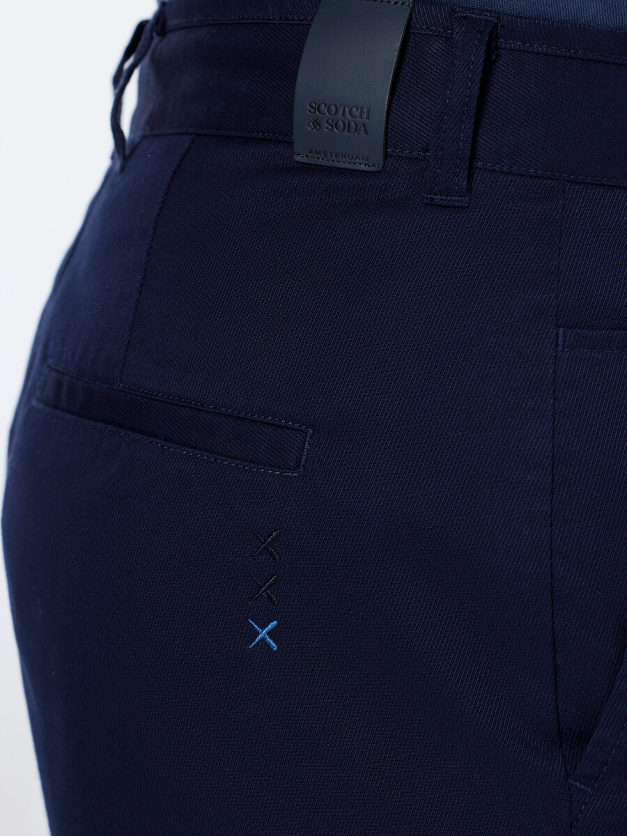 straight fit cotton twill chino