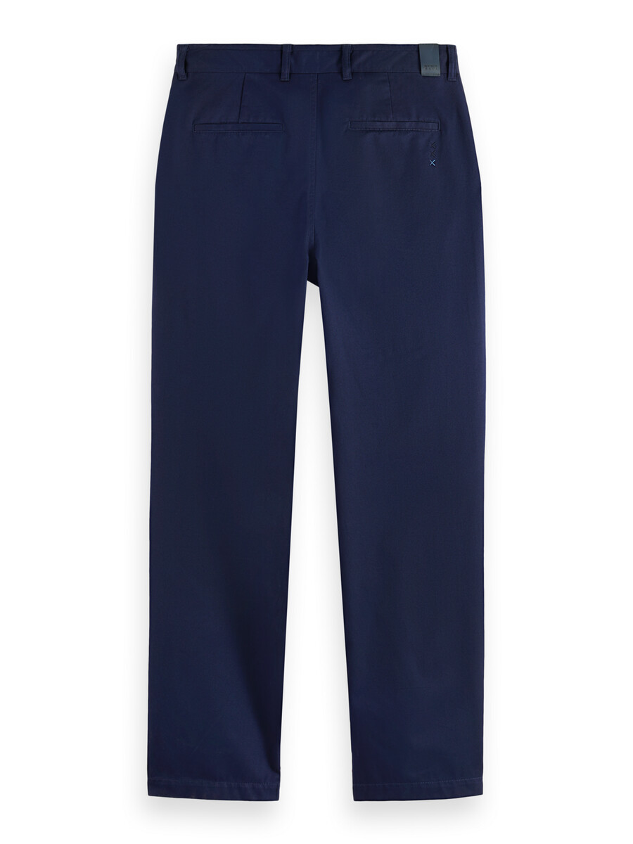 straight fit cotton twill chino