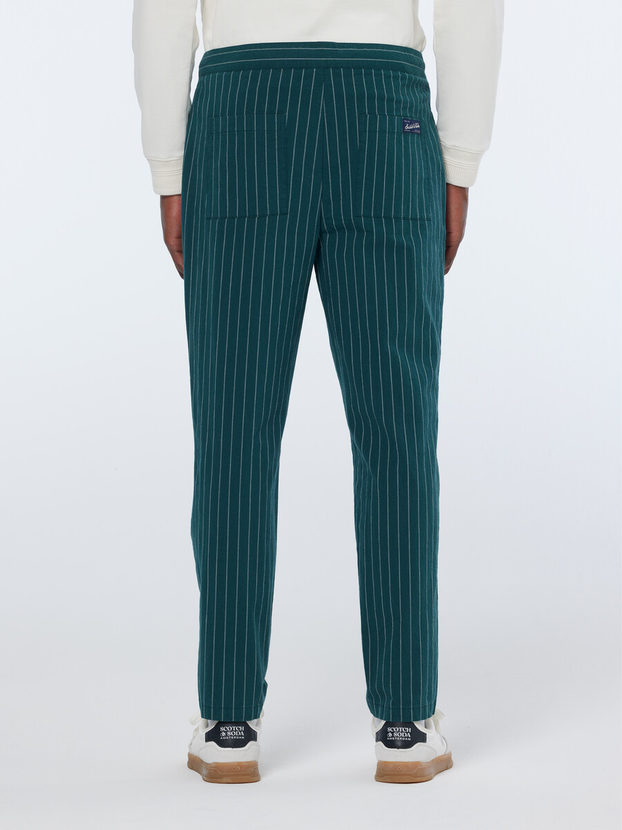 fave sporty cotton-blend pinstripe jogger