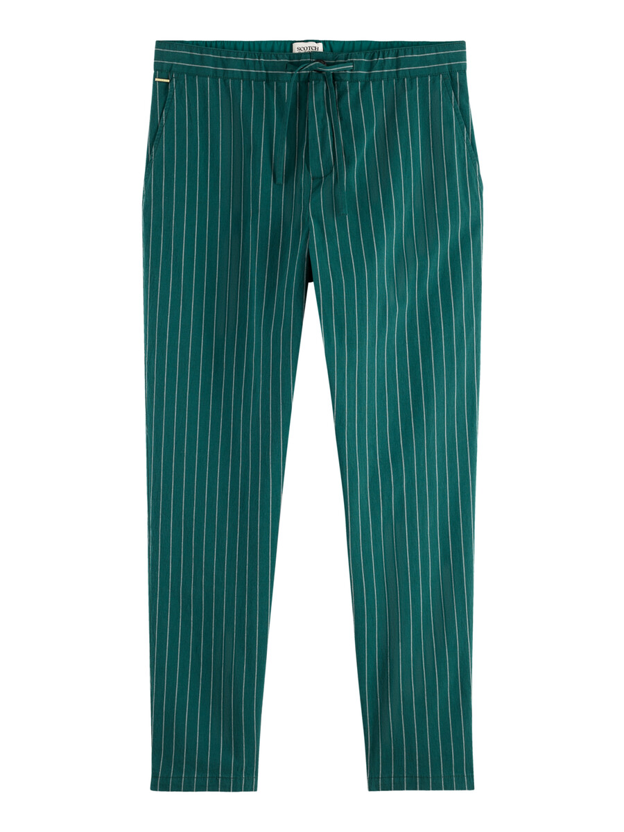 fave sporty cotton-blend pinstripe jogger
