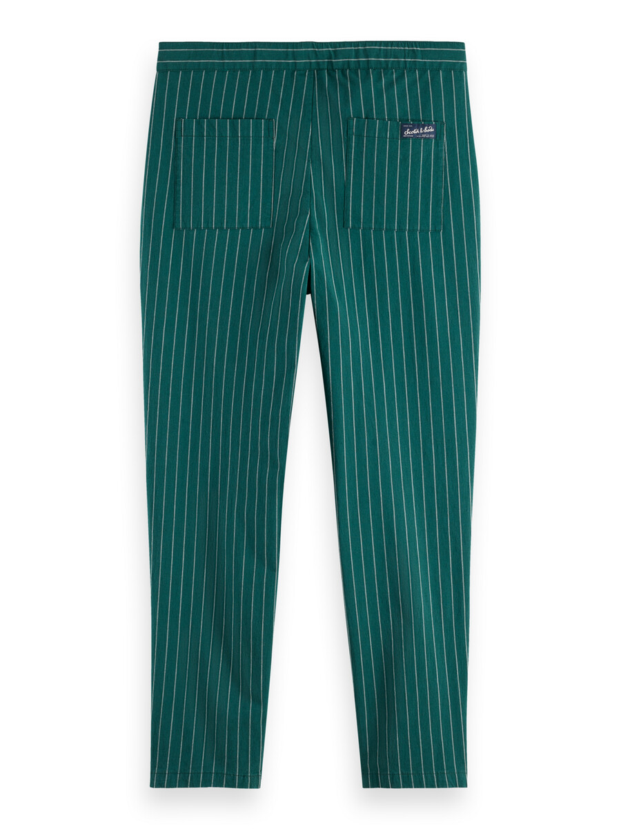 fave sporty cotton-blend pinstripe jogger