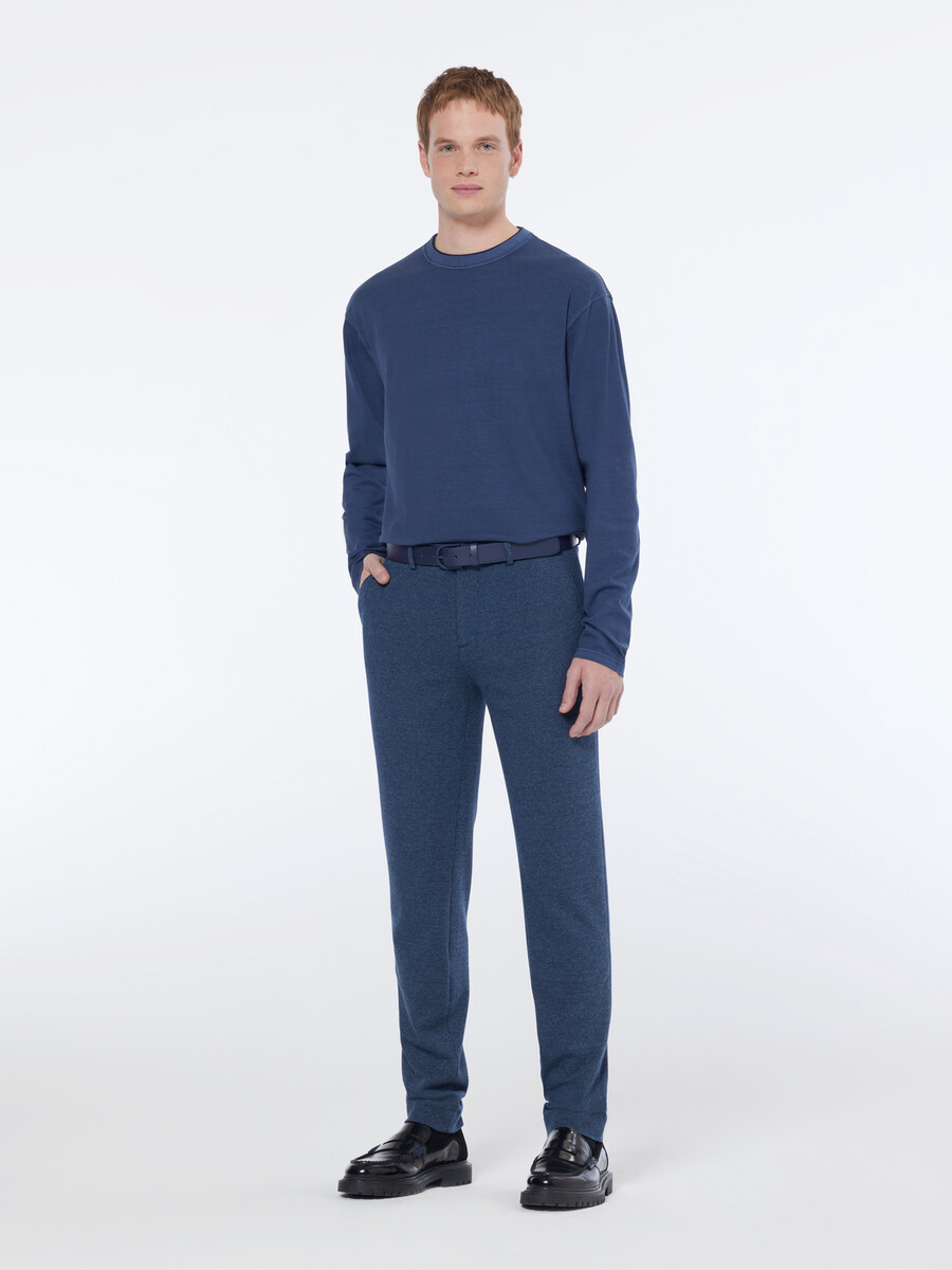 mott tailored jersey yarn-dyed chino