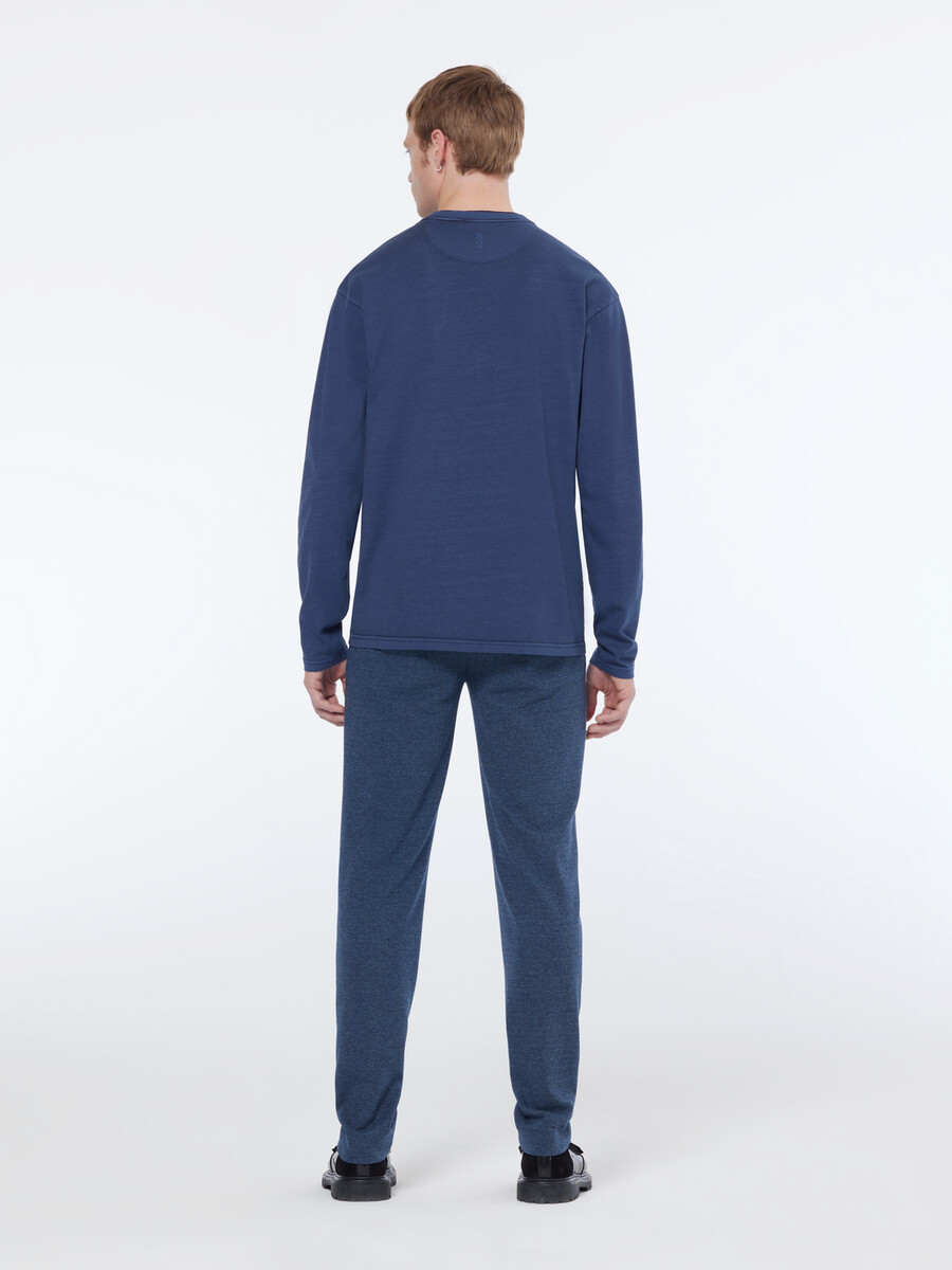 mott tailored jersey yarn-dyed chino