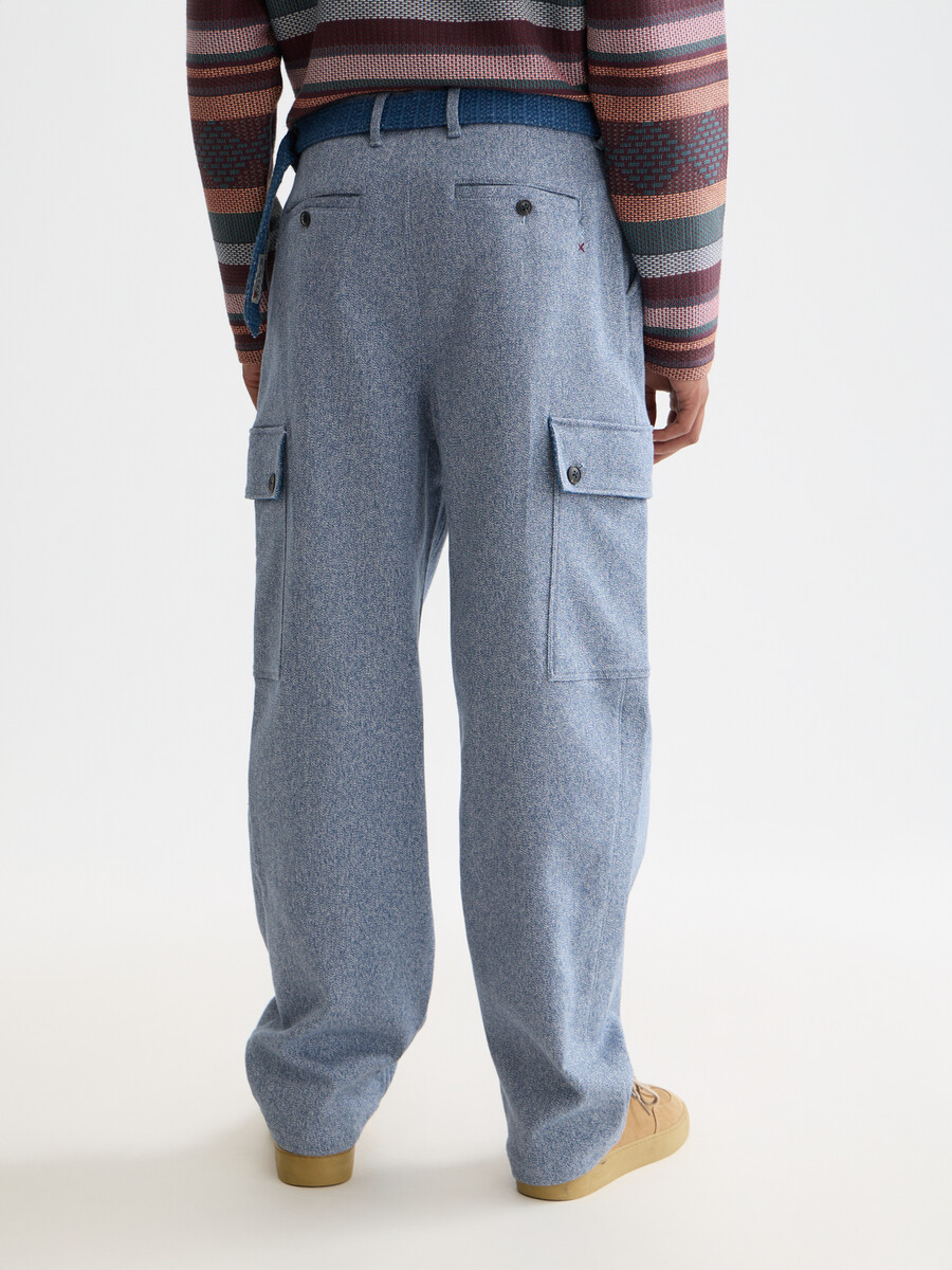 the 40th anniversary melange loose straight-fit cargo pant
