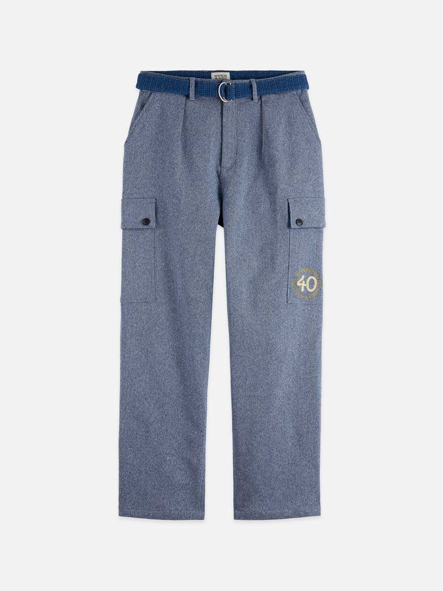 the 40th anniversary melange loose straight-fit cargo pant