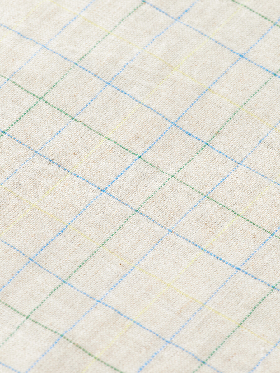 relaxed fit yarn-dyed check shirt