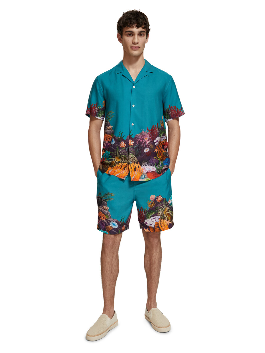 seanery printed bermuda shorts