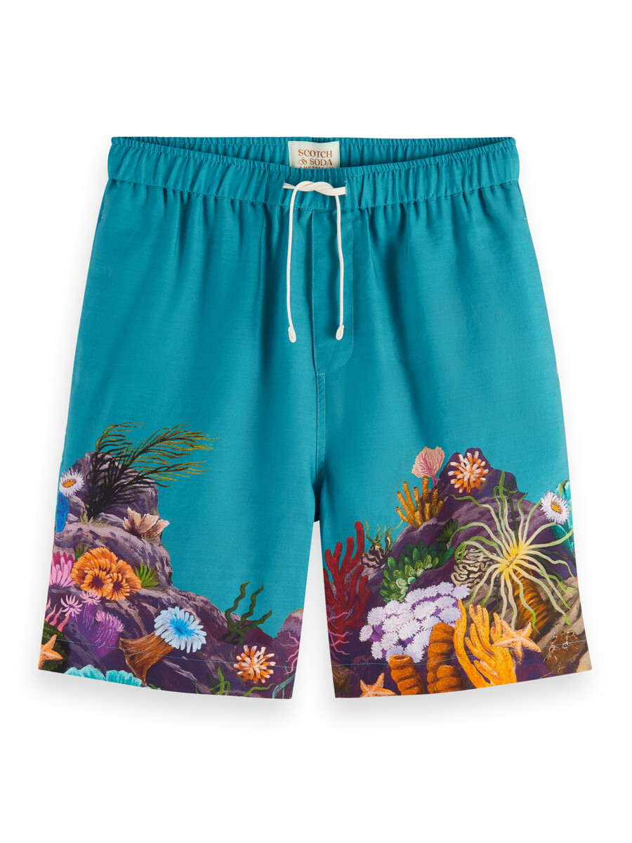 seanery printed bermuda shorts
