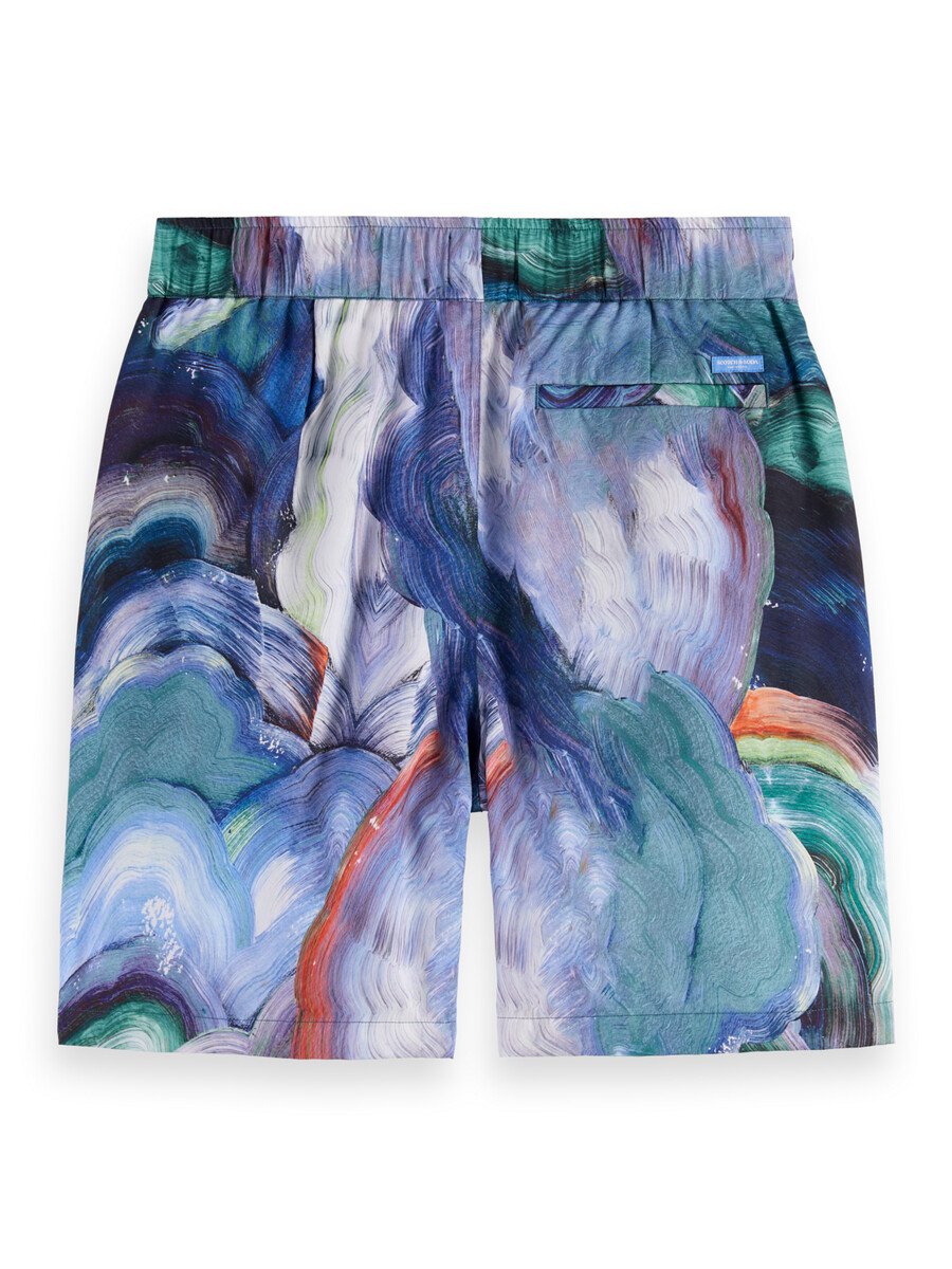 fave abstract print relaxed fit bermuda short