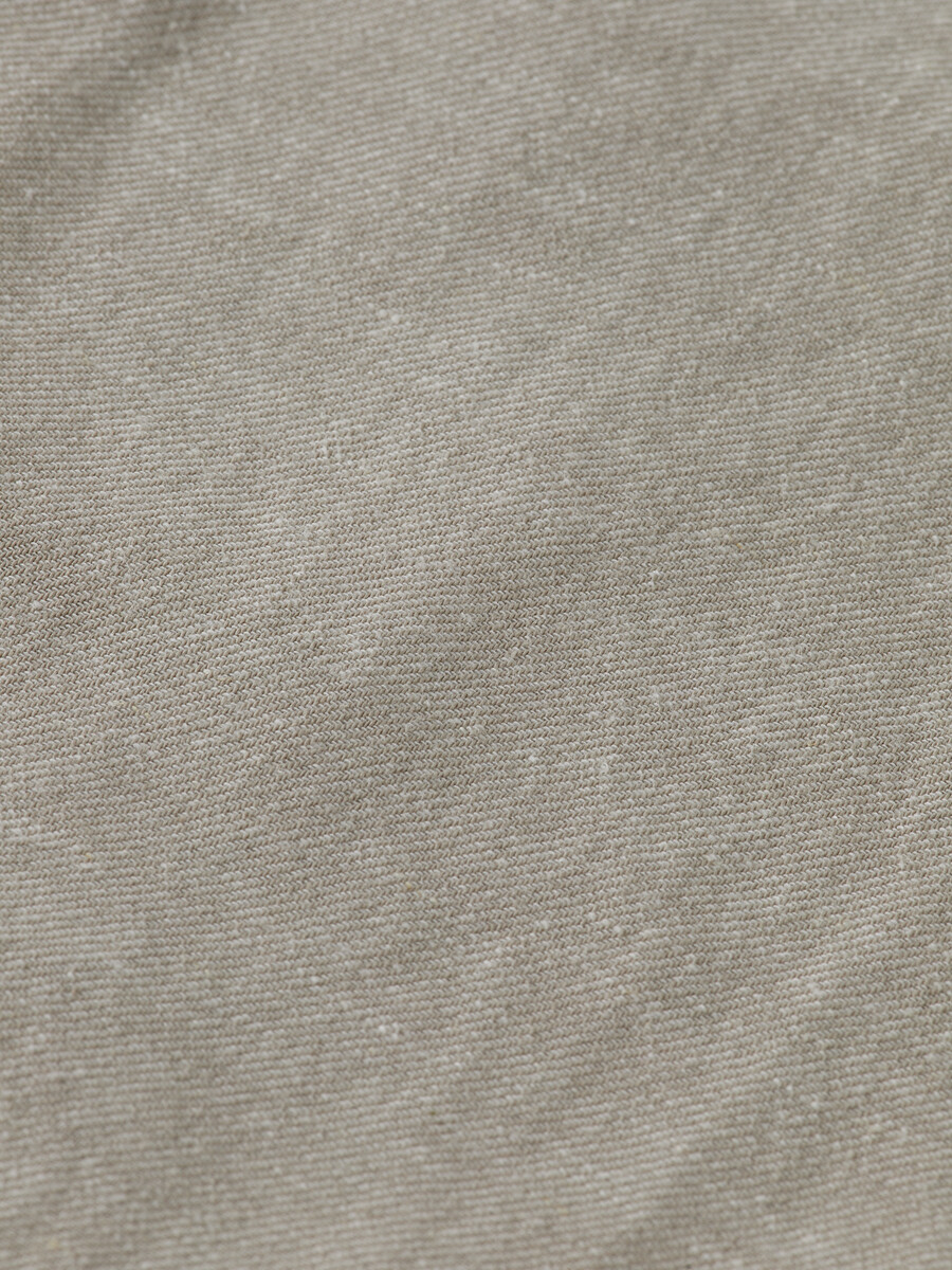 fave cotton-linen twill bermuda