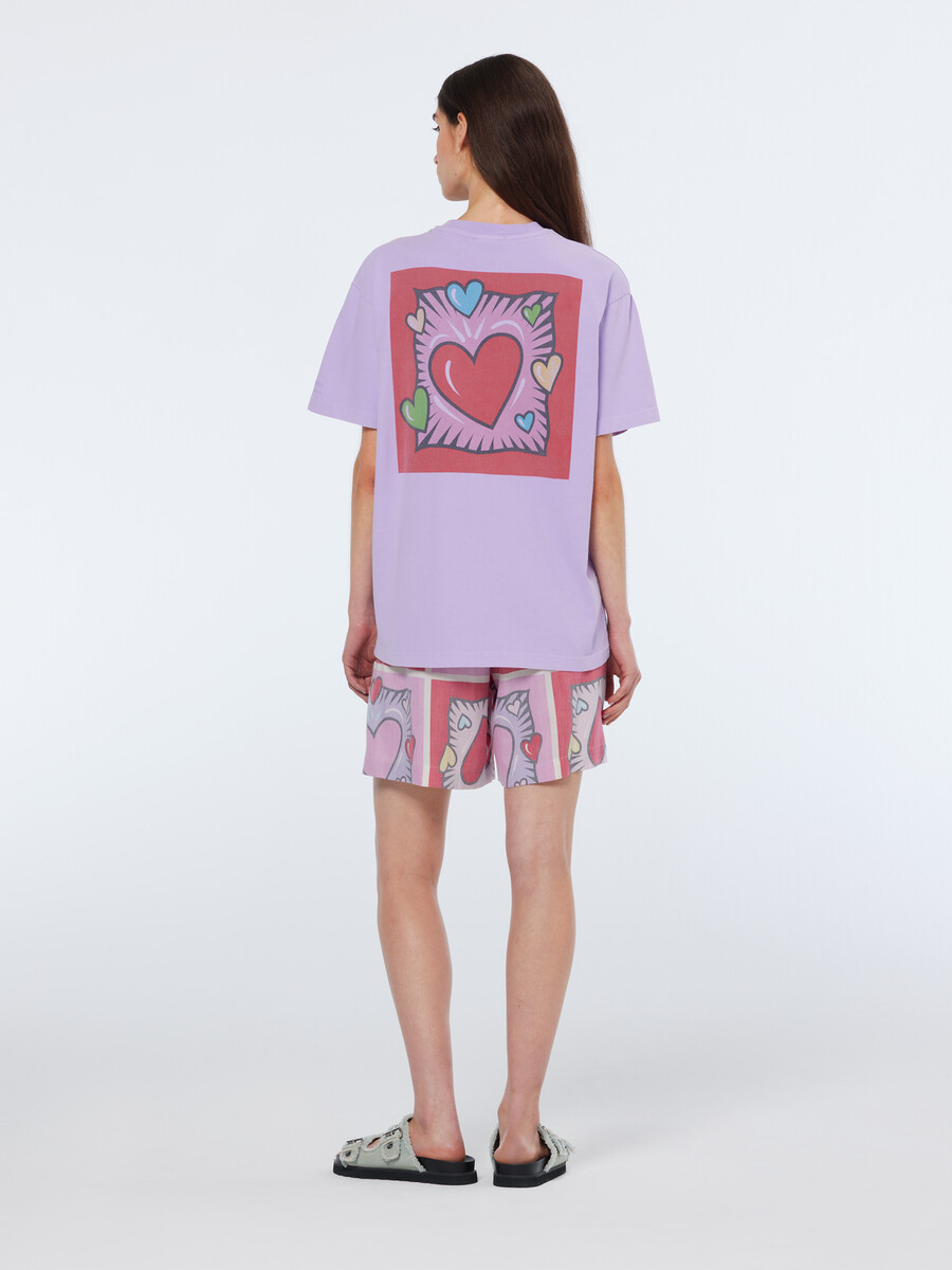scotch soda x burton morris heart printed short