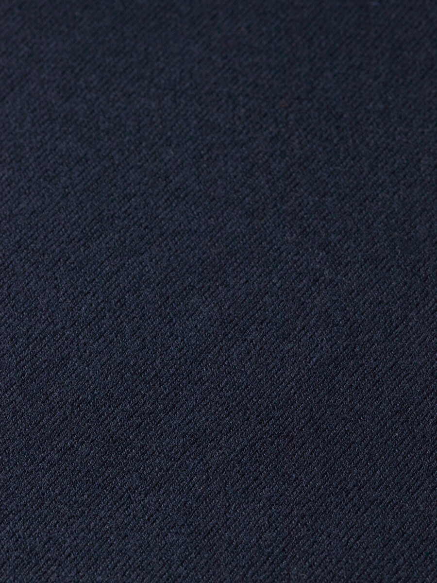 essentials — drop shoulder mock neck pullover