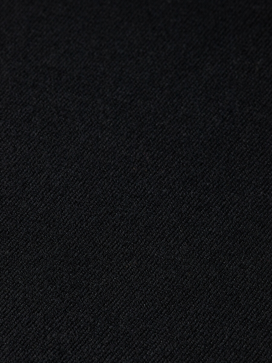 essentials — drop shoulder mock neck pullover