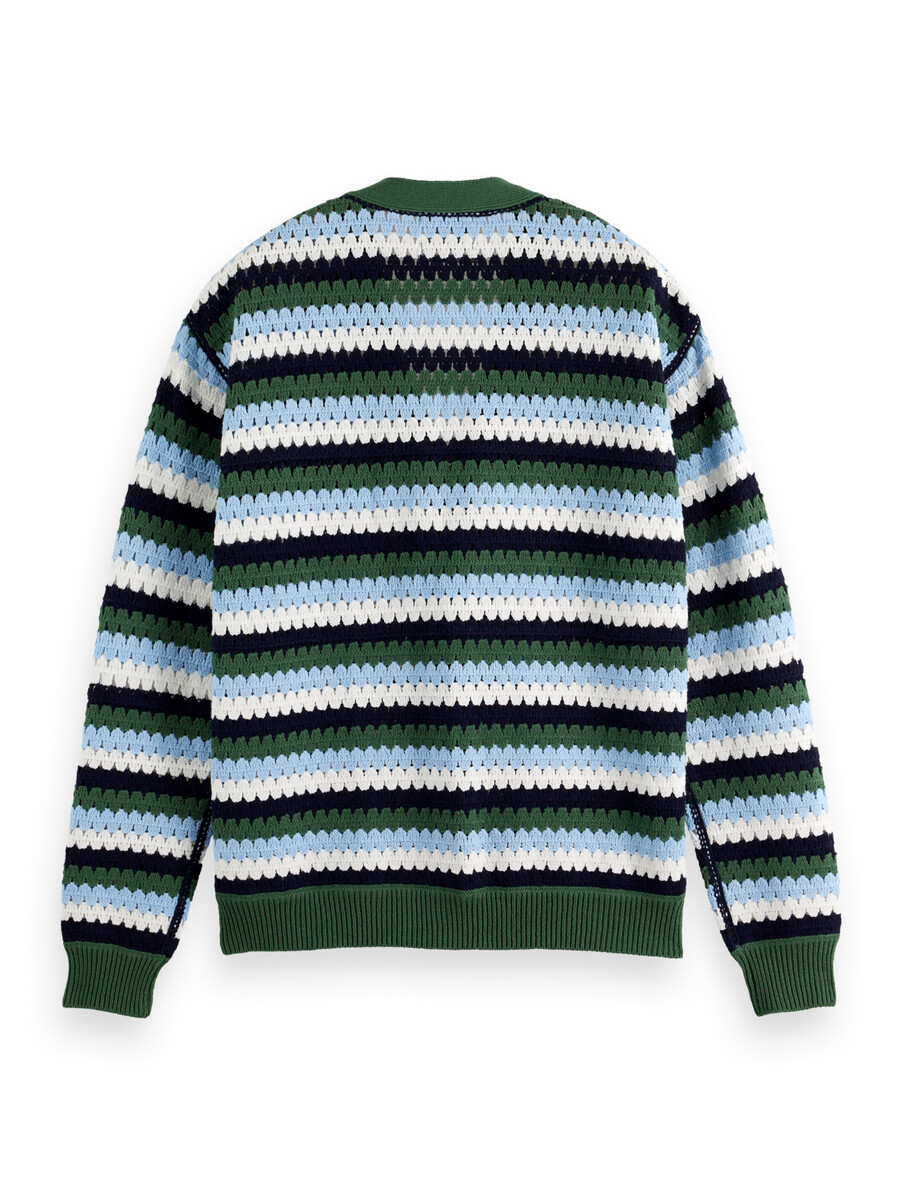 crochet drop shoulder cardigan