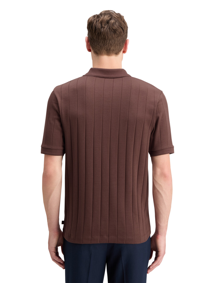 rib knit polo