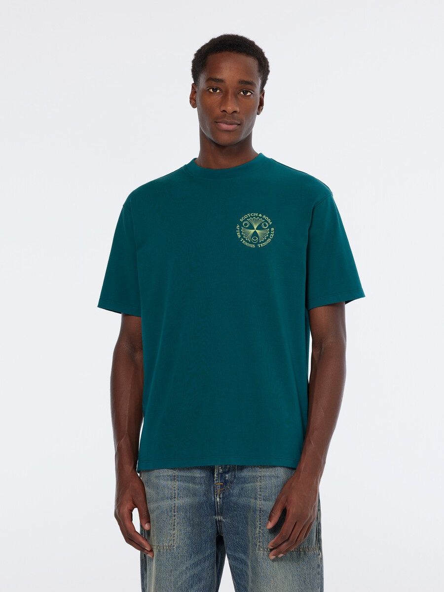 tennis club artwork relaxed fit t-shirt