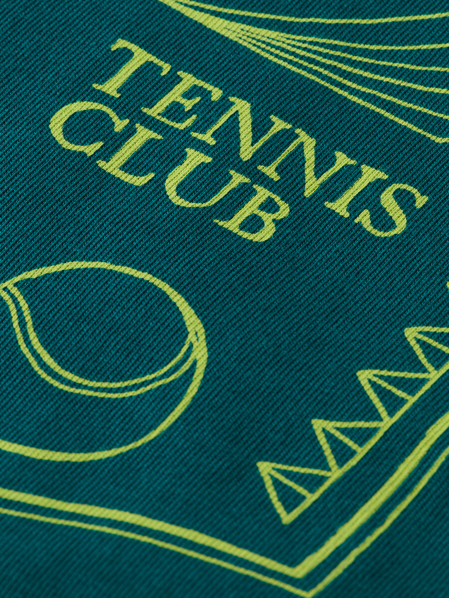 tennis club artwork relaxed fit t-shirt