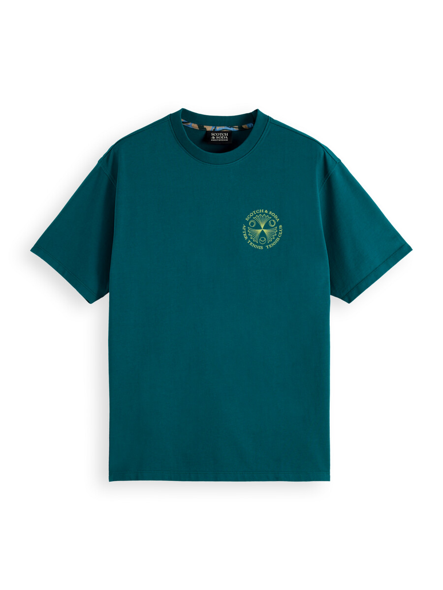 tennis club artwork relaxed fit t-shirt