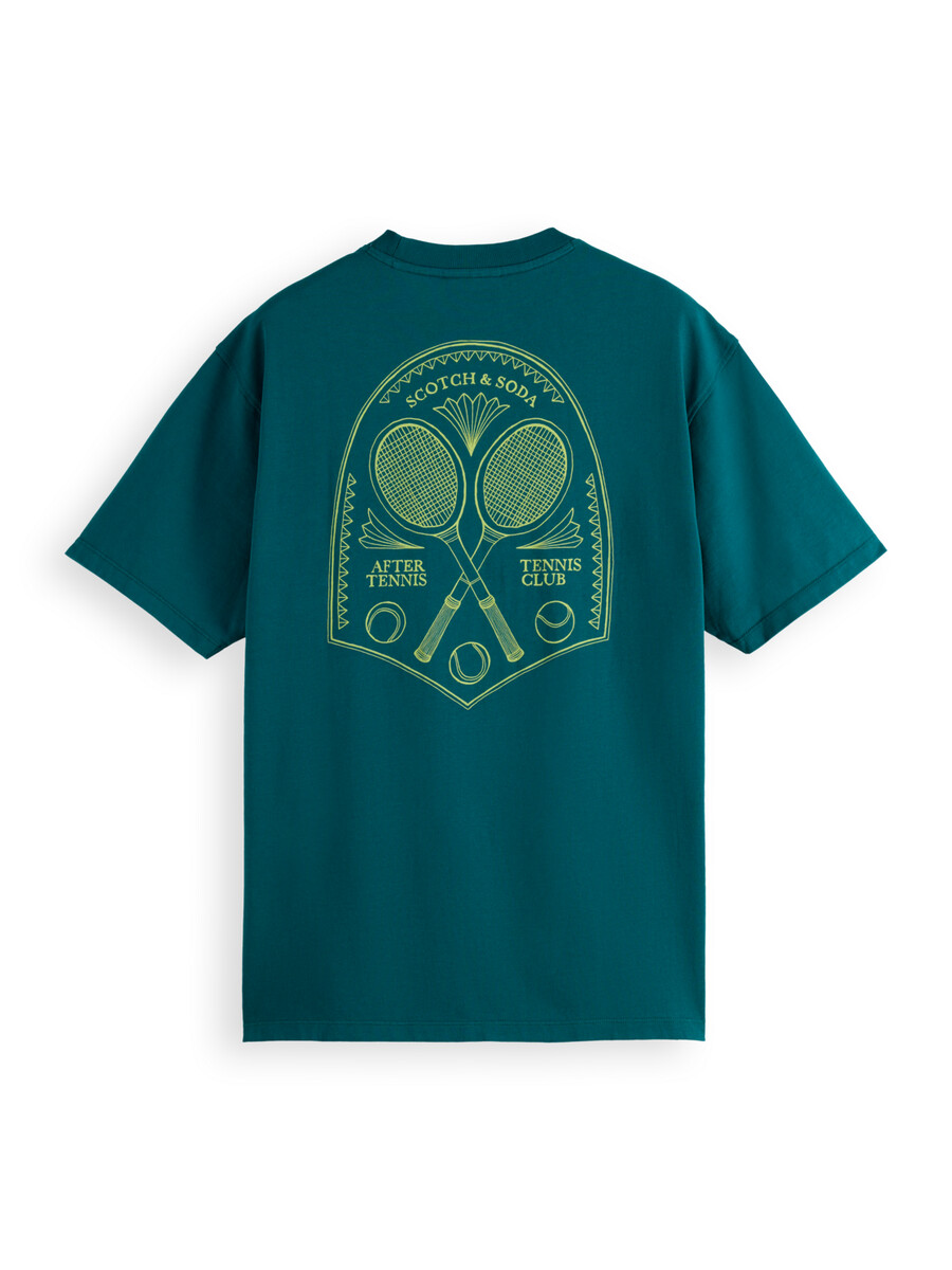 tennis club artwork relaxed fit t-shirt